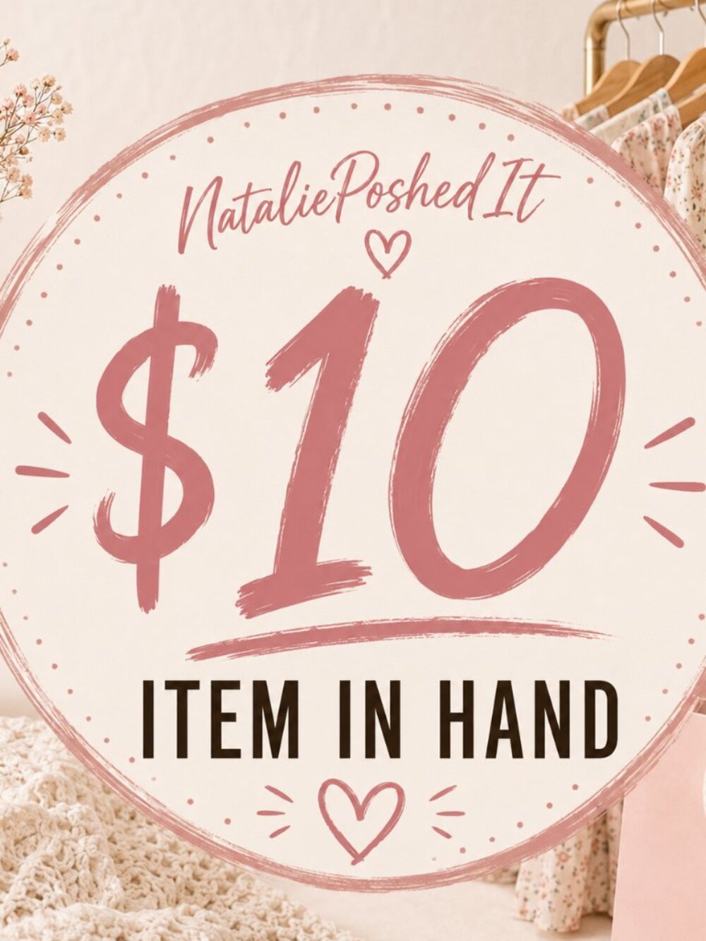 $10 item in hand Brand New or Preowned‎